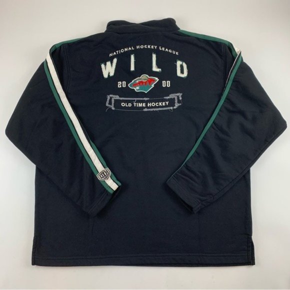 NHL Other - Minnesota Wild NHL Old Time Hockey Pullover